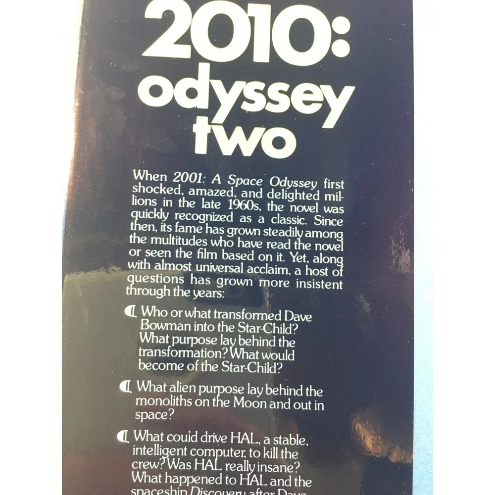 2010 Odyssey Two by Arthur C. Clarke 1982 Hardcover Vintage Book